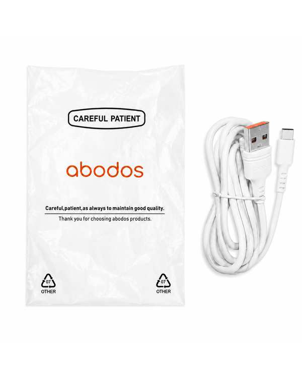 کابل شارژ Type-c سفید آبادوس Abodos مدل AS-DS33 - تصویر 3