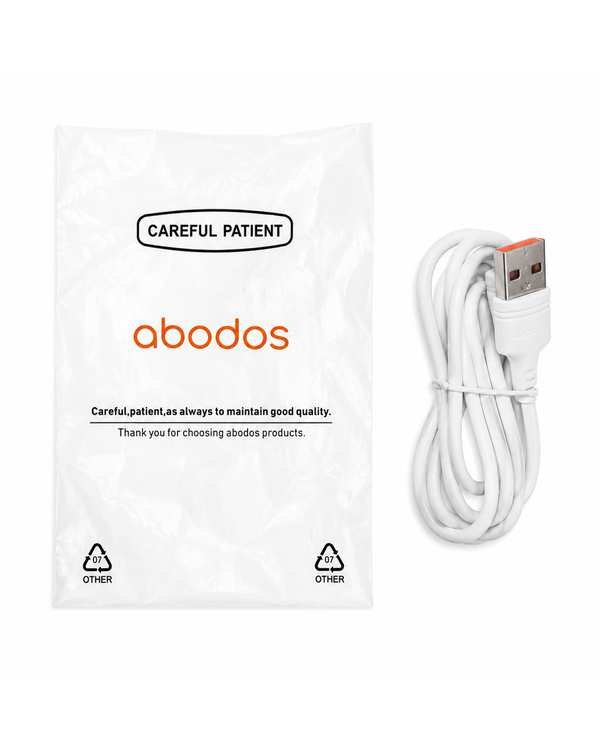 کابل شارژ Micro سفید آبادوس Abodos مدل AS-DS33 - تصویر 3