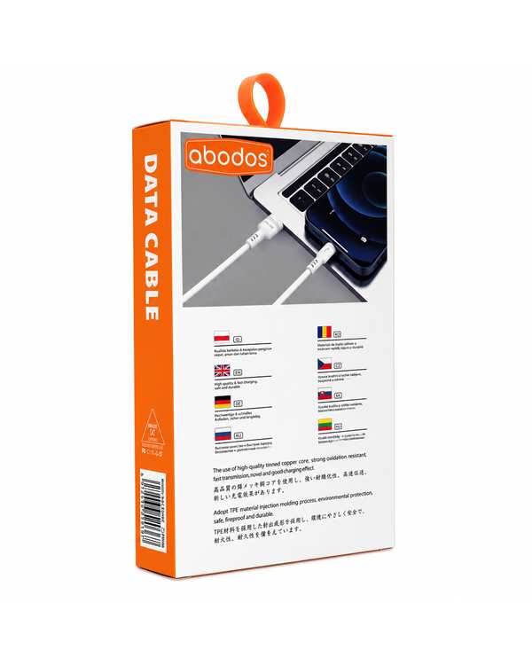 کابل شارژ Micro سفید آبادوس Abodos مدل AS-DS33 - تصویر 4