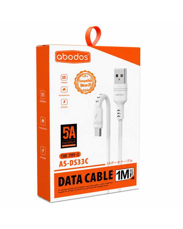 کابل شارژ Micro سفید آبادوس Abodos مدل AS-DS33 - تصویر 5