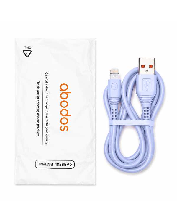 کابل شارژ Lightening آبی آبادوس Abodos مدل AS-DS350 - تصویر 3