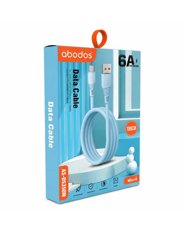 کابل شارژ Micro آبی آبادوس Abodos مدل AS-DS350 - تصویر 4