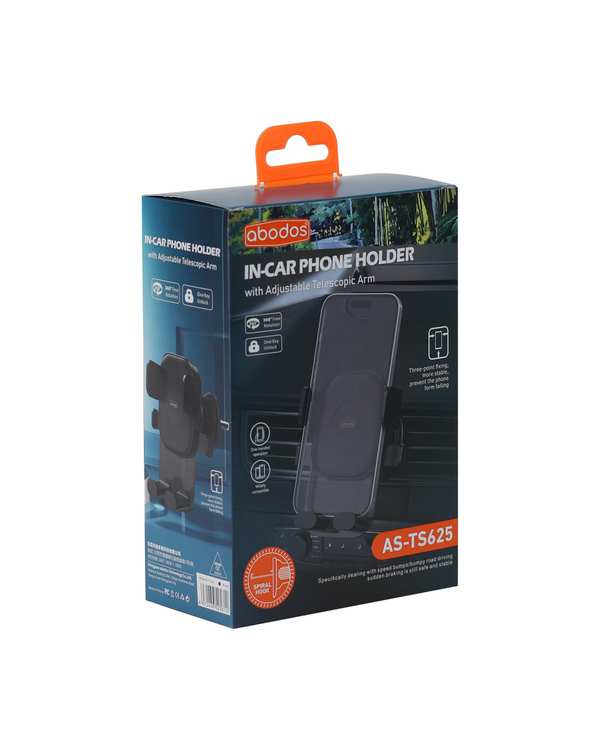هولدر موبایل مشکی آبادوس Abodos مدل AS-TS625 - تصویر 5