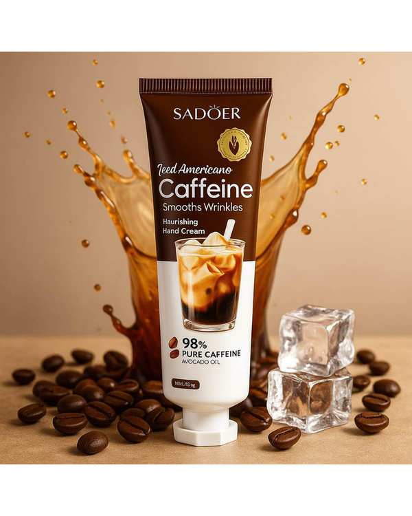 کرم دست مغذی و ضد چروک سادور Sadoer مدل Ice Americano حاوی کافئین حجم 30 میلی لیتر - تصویر 3