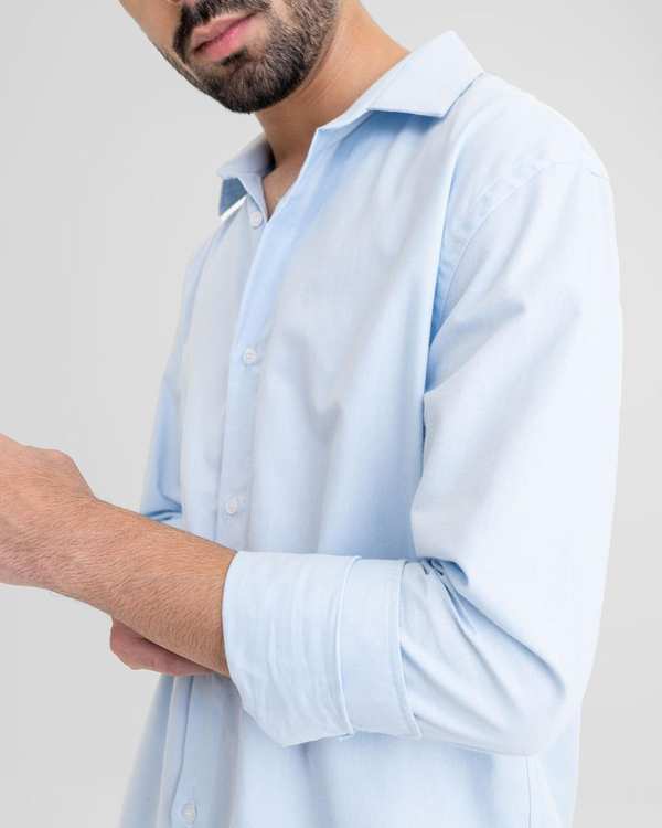 پیراهن مردانه آبی توریور Toriver کد 8010200010 - تصویر 4