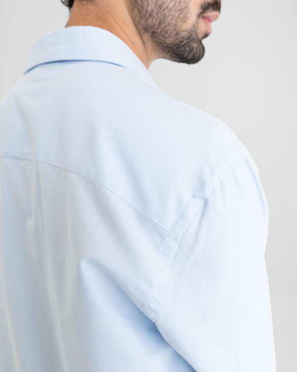 پیراهن مردانه آبی توریور Toriver کد 8010200010 - تصویر 5