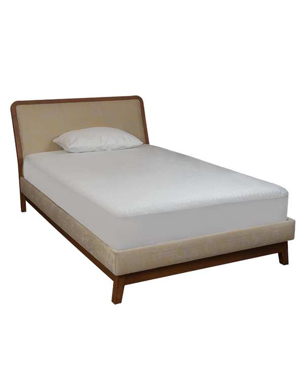 محافظ تشک یک نفره سایز 120×200 ضد آب کامفورت سفید ورنا هوم Vornahome