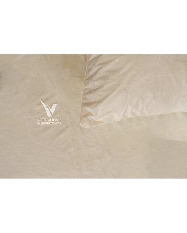 نیم ست محافظ تشک یک نفره سایز 180×80 ضد آب شیری ورنا هوم Vornahome مدل ورنا پرو Vorna Pro - تصویر 2