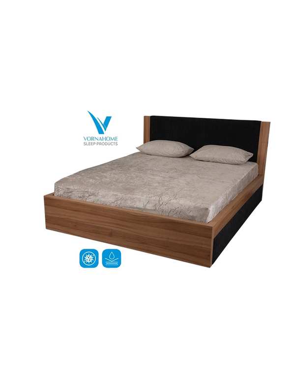 نیم ست محافظ تشک یک نفره سایز 180×80 ضد آب بژ ورنا هوم Vornahome مدل ورنا پرو Vorna Pro - تصویر 5