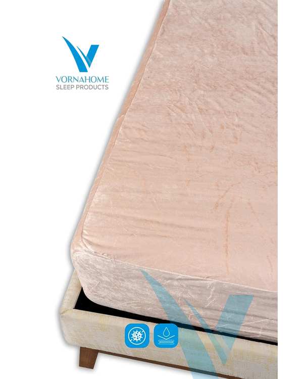 نیم ست محافظ تشک یک نفره سایز 120×200 ضد آب گلبهی ورنا هوم Vornahome مدل ورنا پرو Vorna Pro - تصویر 4