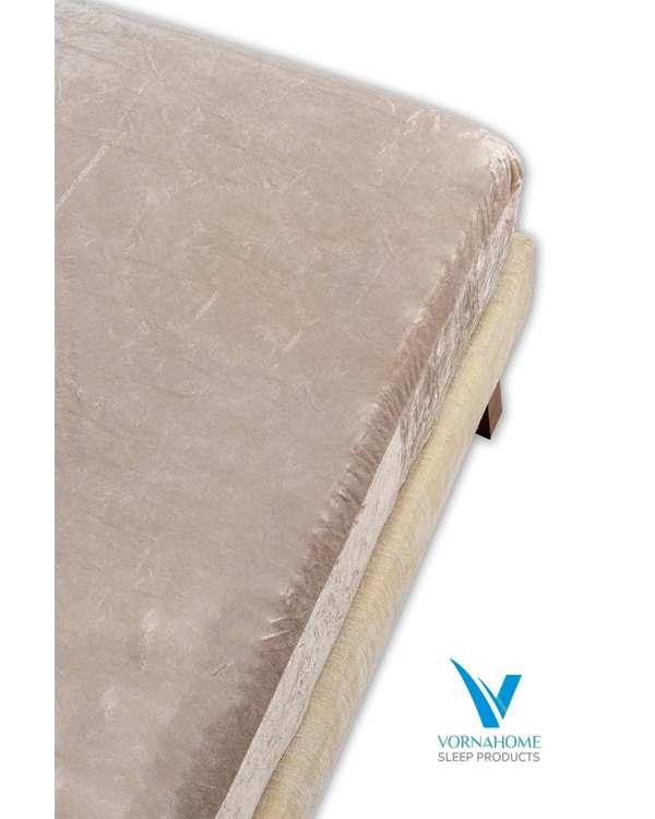 نیم ست محافظ تشک دو نفره سایز 140×200 ضد آب بژ ورنا هوم Vornahome مدل ورنا پرو Vorna Pro - تصویر 3