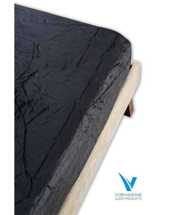 نیم ست محافظ تشک دو نفره سایز 140×200 ضد آب مشکی ورنا هوم Vornahome مدل ورنا پرو Vorna Pro - تصویر 2