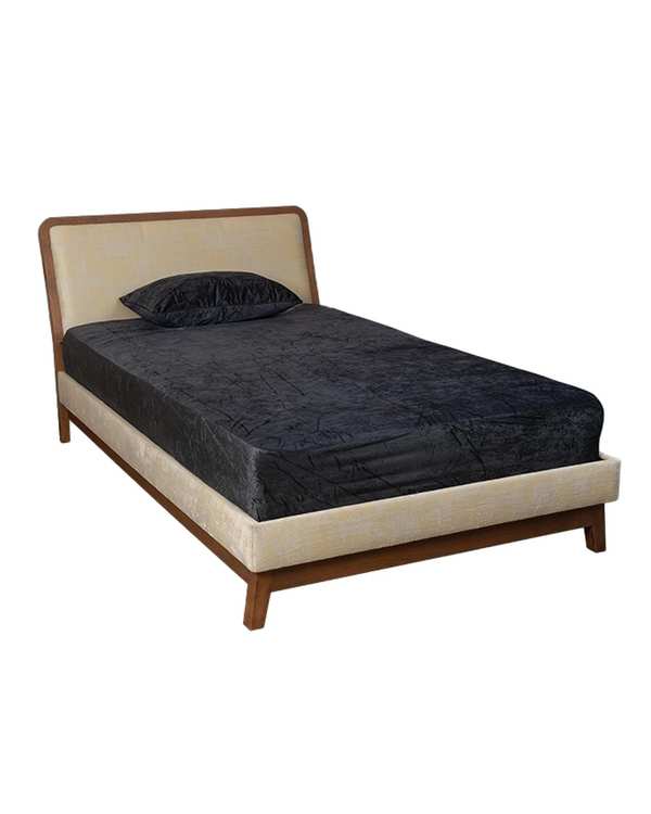 نیم ست محافظ تشک دو نفره سایز 160×200 ضد آب مشکی ورنا هوم Vornahome مدل ورنا پرو Vorna Pro