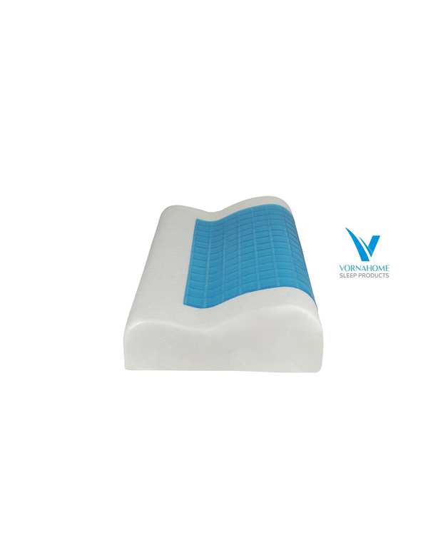 بالش مموری فوم ژل دار خنک سایز XL سفید ورنا هوم Vornahome مدل موج - تصویر 7