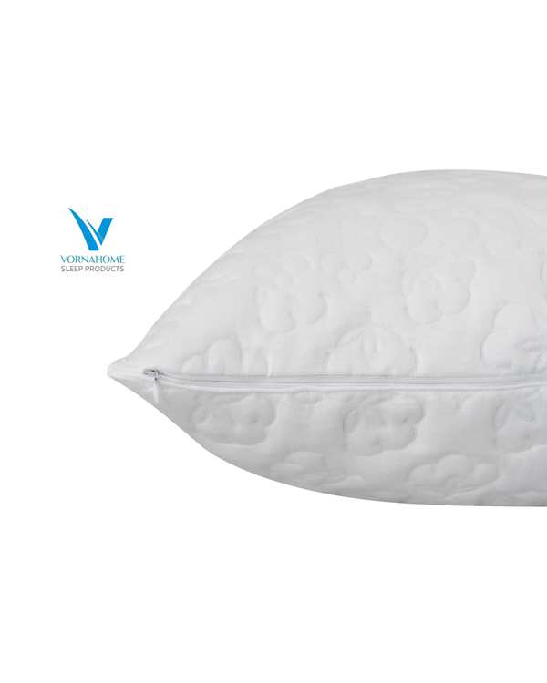 محافظ بالش ضد آب کتان سایز 70×50 سفید ورنا هوم Vornahome - تصویر 2