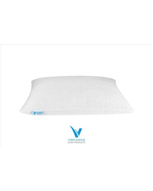 بالش الیاف سایز 70×50 سفید ورنا هوم Vornahome مدل ساده - تصویر 2