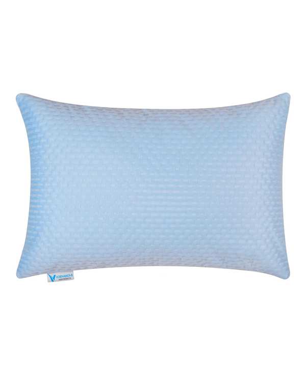 بالش الیاف سایز 70×50 آبی روشن ورنا هوم Vornahome مدل ساده