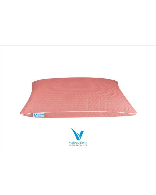 بالش الیاف سایز 70×50 صورتی تیره ورنا هوم Vornahome مدل ساده - تصویر 2