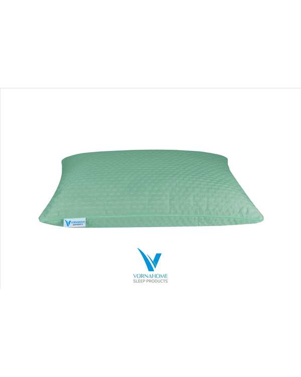 بالش الیاف سایز 70×50 سبز آووکادویی ورنا هوم Vornahome مدل ساده - تصویر 2