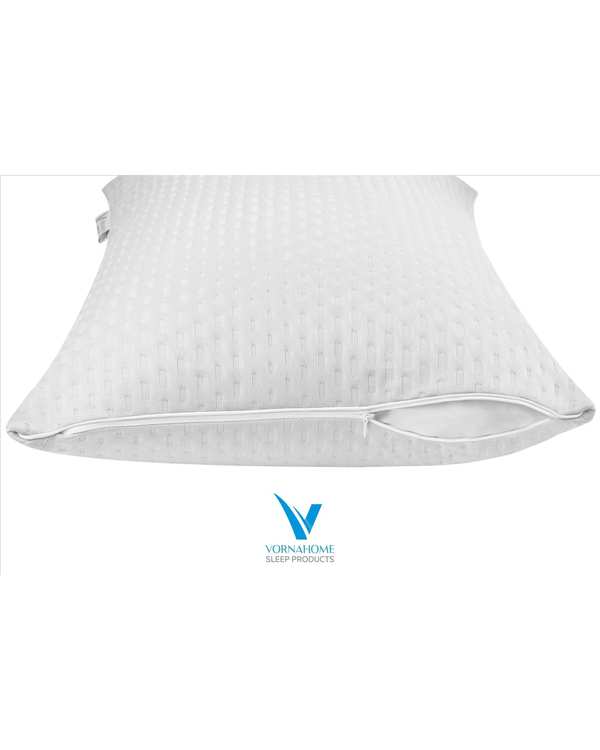 محافظ بالش ضد آب رنگی سایز 70×50 سفید ورنا هوم Vornahome - تصویر 2