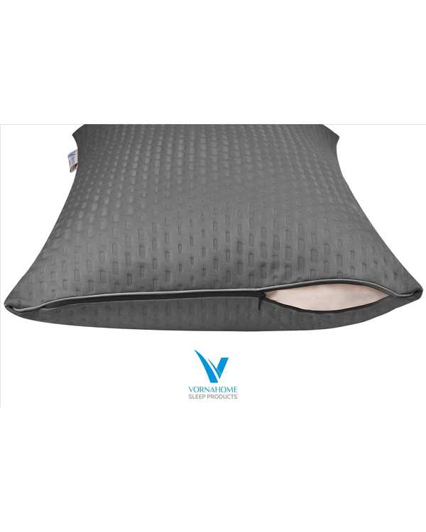 محافظ بالش ضد آب رنگی سایز 70×50 طوسی ورنا هوم Vornahome - تصویر 2