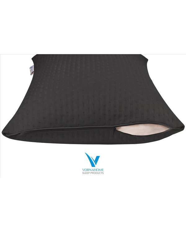 محافظ بالش ضد آب رنگی سایز 70×50 مشکی ورنا هوم Vornahome - تصویر 2