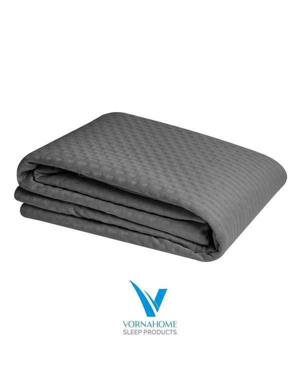 محافظ تشک ضد آب رنگی یک نفره سایز 130×70 طوسی ورنا هوم Vornahome - تصویر 2