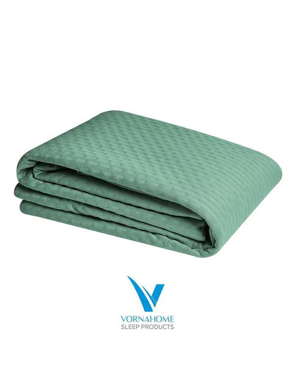 محافظ تشک ضد آب رنگی دو نفره سایز 200×180 سبز آووکادویی ورنا هوم Vornahome - تصویر 2
