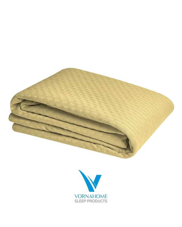 محافظ تشک ضد آب رنگی یک نفره سایز 200×90 لیمویی ورنا هوم Vornahome - تصویر 2
