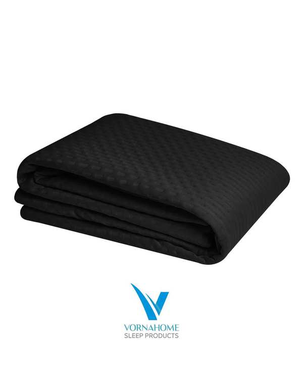 محافظ تشک ضد آب رنگی یک نفره سایز 200×120 مشکی ورنا هوم Vornahome - تصویر 2