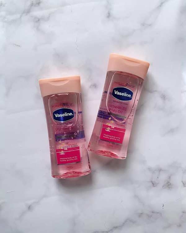 روغن بدن وازلین Vaseline مدل Lightening Body Oil حاوی Vitamin B3 حجم 200 میلی لیتر - تصویر 3