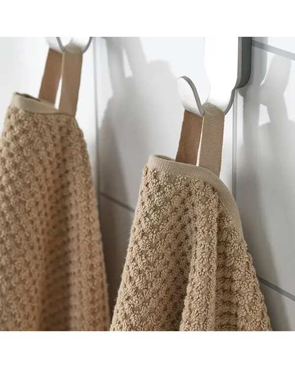 حوله و تن پوش حوله دستی سایز 50× 30 سانتی متر نسکافه ای ایکیا Ikea مدل GOLVIAL - تصویر 3