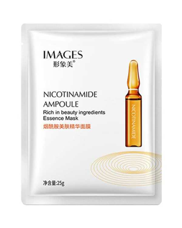 ماسک ورقه ای صورت نیکوتینامید ایمجز Images مدل Nicotinamide Ampoule وزن 25 گرم
