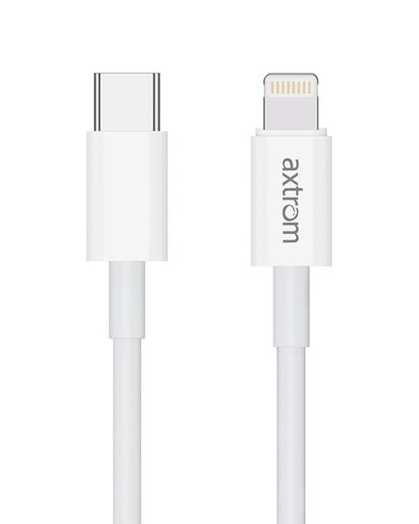کابل شارژ Type-C به Lightening سفید اکستروم Axtrom مدل ACB90CL