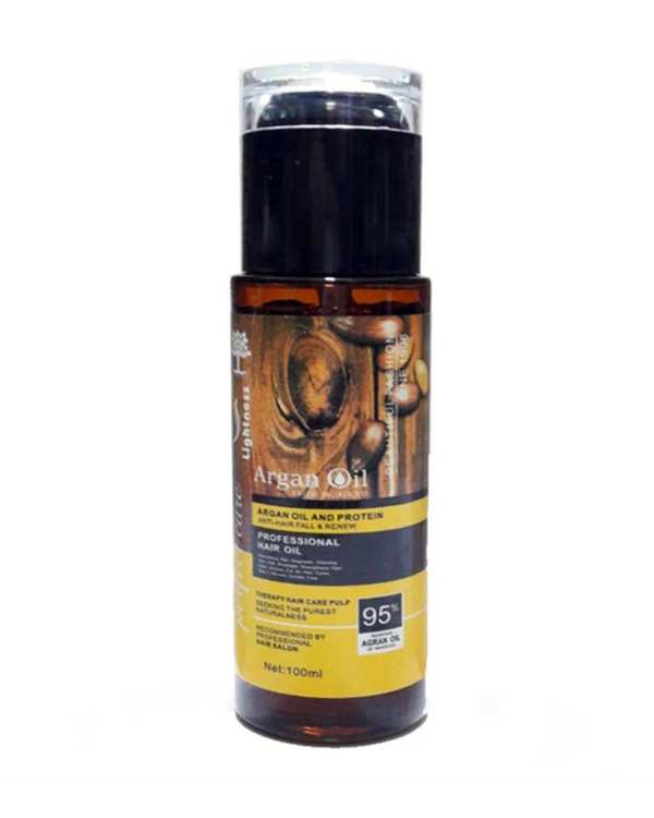روغن مو بدون سولفات لایتنس Lightness حاوی روغن آرگان و ویتامین E حجم 100 میلی لیتر