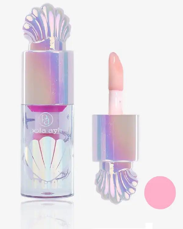 برق لب و تینت لب حرارتی صورتی کننده پولا آیلر POLA AYLR مدل pearl lip oil