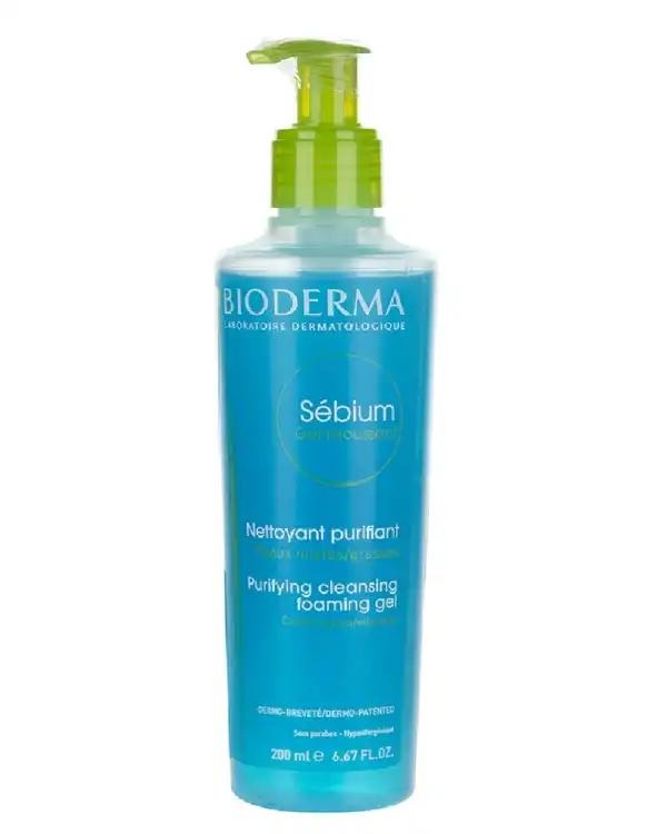ژل شستشوی صورت بایودرما Bioderma مدل سبیوم Sebium حجم 200 میلی لیتر