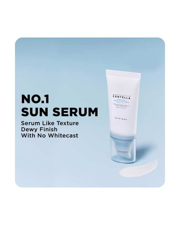 کرم ضد آفتاب سرم ضد آفتاب آبرسان SPF50 اسکین 1004 سری سنتلا ماداگاسکار مدل Hyalu Cica Water Fit - تصویر 5