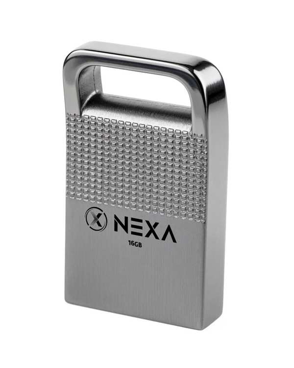 فلش مموری نقره ای نکسا NEXA مدل UX200 HERMES ظرفیت 16 گیگابایت با رابط USB 2.0