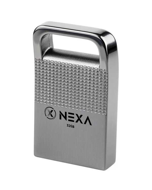 فلش مموری نقره ای نکسا NEXA مدل UX200 HERMES ظرفیت 32 گیگابایت با رابط USB 2.0