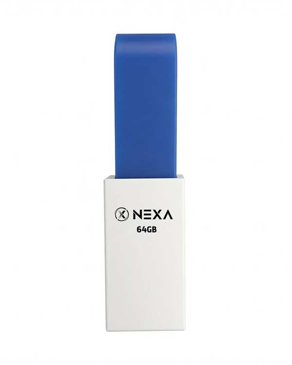 فلش مموری نقره ای نکسا NEXA مدل UX303 MI ظرفیت 64 گیگابایت با رابط USB 3.0
