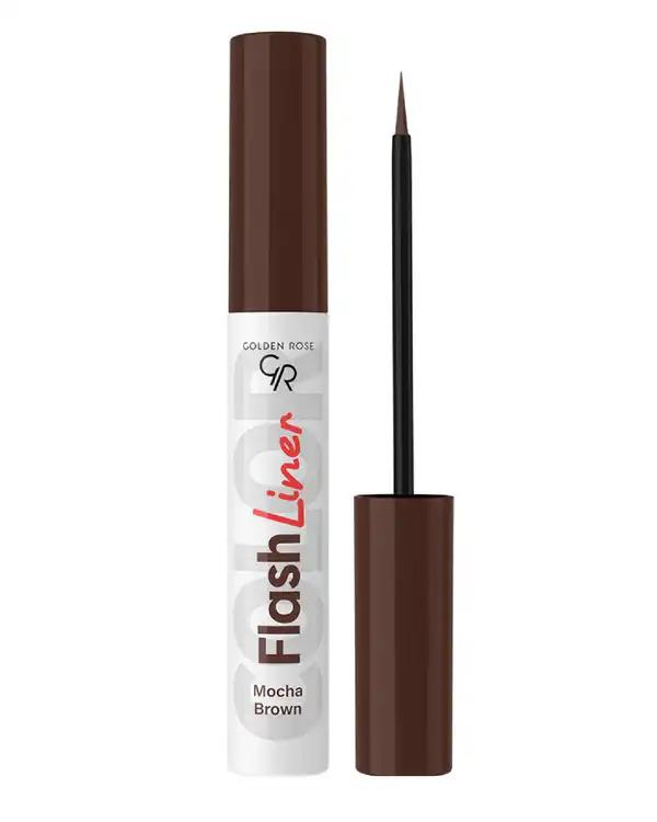 خط چشم رنگی گلدن رز Golden Rose مدل Flash Eyeliner رنگ قهوه ای