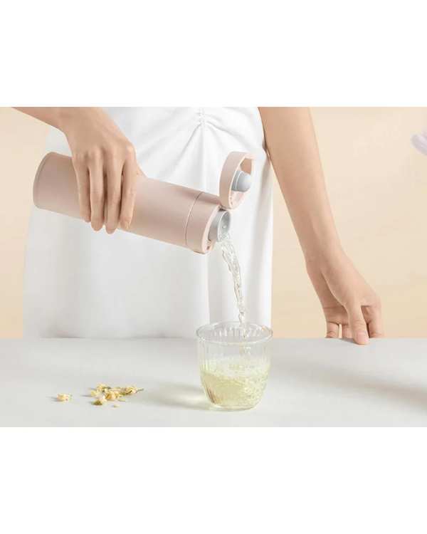 فلاسک قابل حمل صورتی شیائومی Xiaomi مدل Mijia Thermos Cup Version 2 - تصویر 2