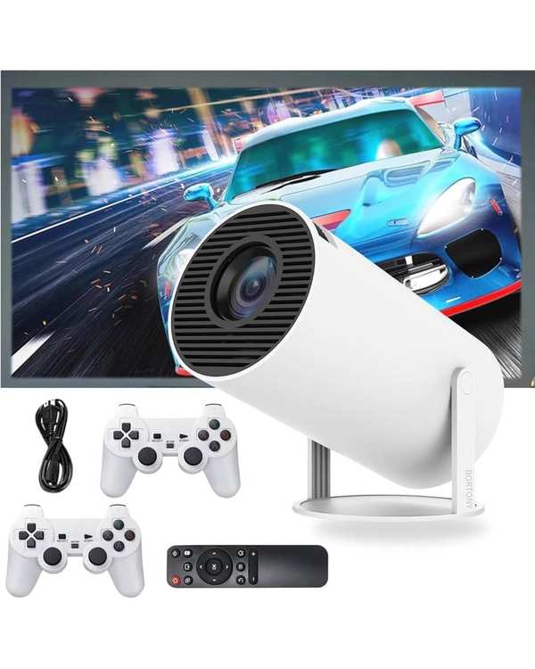 ویدئو پروژکتور قابل حمل مدل Geek space game projector 2 in 1 HY300 A - تصویر 4