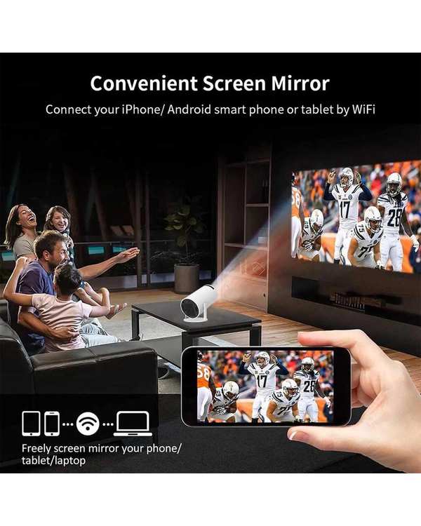 ویدئو پروژکتور قابل حمل مدل Geek space game projector 2 in 1 HY300 A - تصویر 7