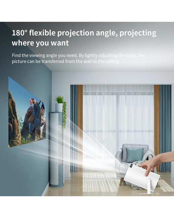 ویدئو پروژکتور قابل حمل مدل Geek space game projector 2 in 1 HY300 A - تصویر 8