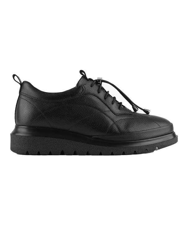 کفش کژوال چرم زنانه مشکی برتونیکس Berttonix کد A-۰۳۱۲ B - تصویر 4