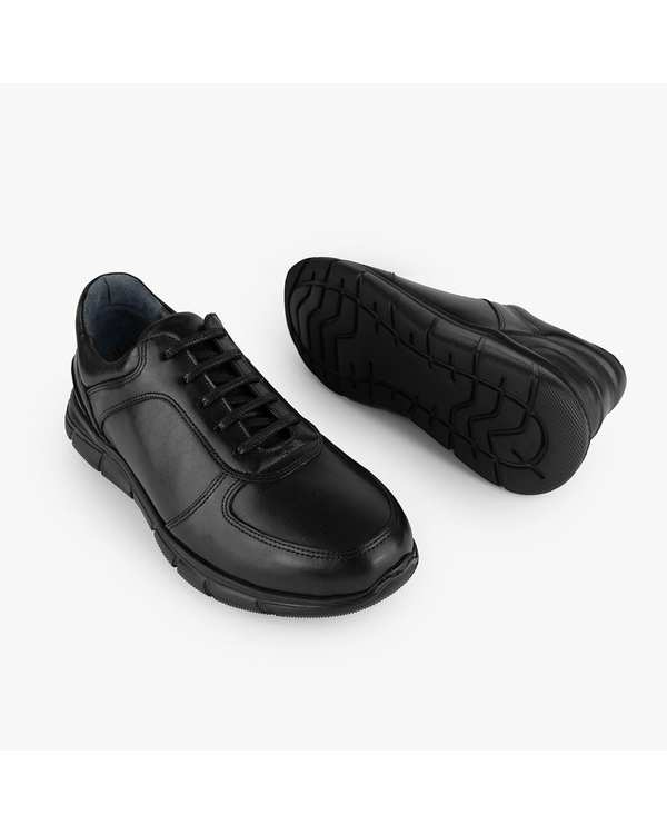 کفش کژوال چرم مردانه مشکی برتونیکس Berttonix کد ۲۵۰-۴۳۶ - تصویر 6