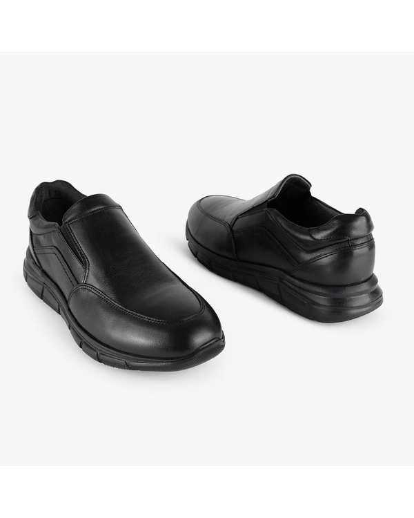 کفش کژوال چرم مردانه مشکی برتونیکس Berttonix کد ۲۵۰-۴۳۷ - تصویر 7