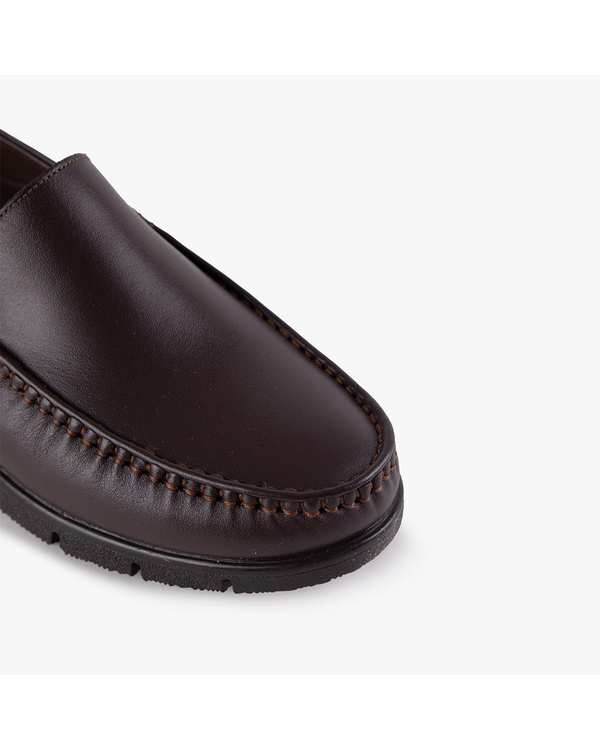 کفش کژوال چرم زنانه قهوه ای برتونیکس Berttonix کد 380 B - تصویر 2